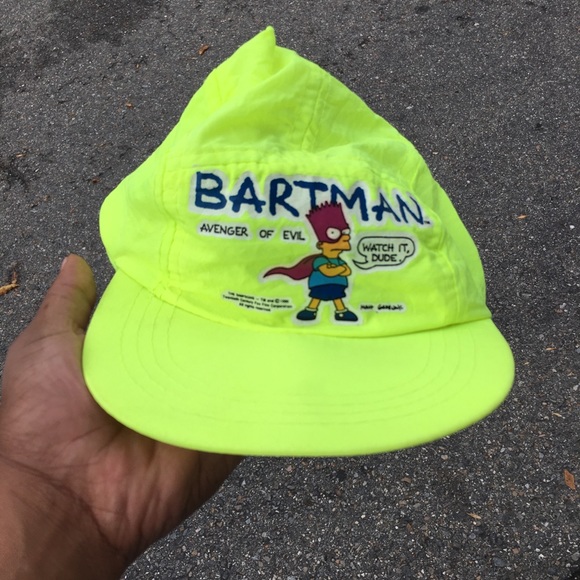 Other - Deadstock Vintage 1990 Bartman Avenger Of Evil Hat
